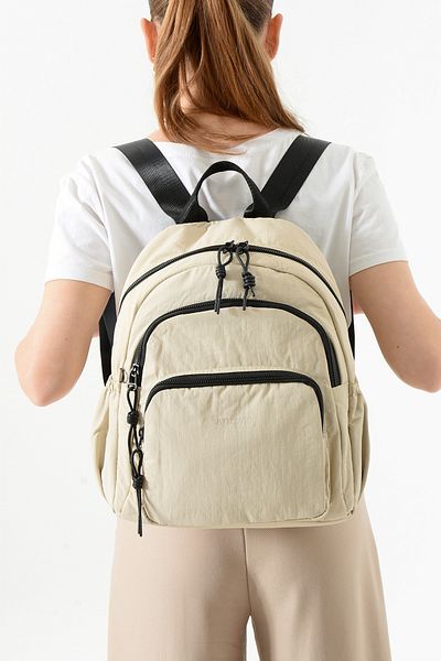 Just Polo Unisex Water Resistant Imported 3-Eye Soft Lightweight Backpack