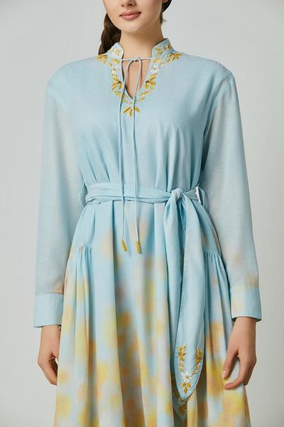femi9 Loose cut ombre dress