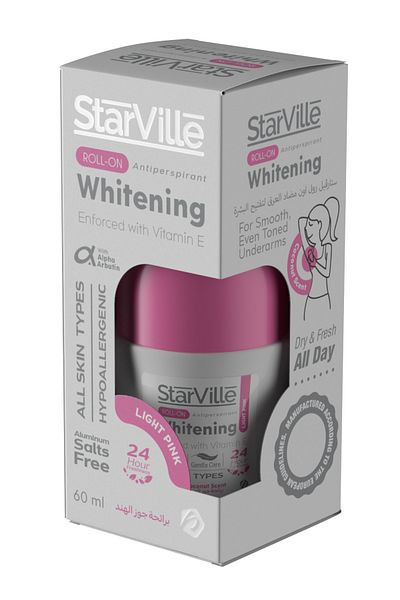 starville Whitening Roll on Light Pink with Coconut Scent 60 ml