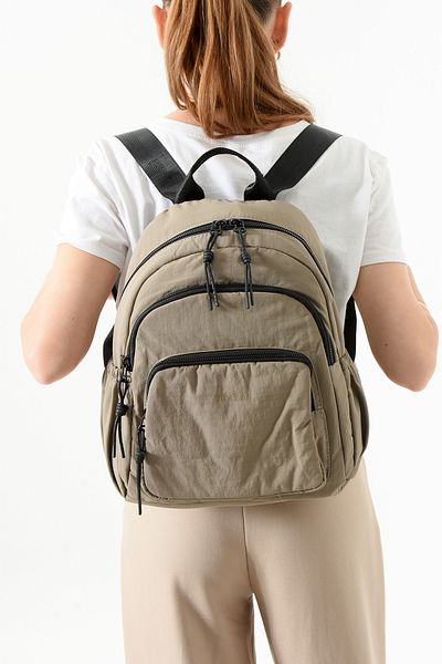Just Polo Unisex Water Resistant Imported 3-Eye Soft Lightweight Backpack