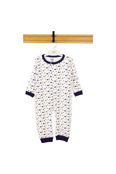 Babies Basic 100% Cotton Printed Long Sleeves Jumpsuit/Romper/Sleepsuit for babies
