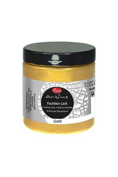 Viva Decor Artline Cracking varnish (faceting), 250ml Golden yellow
