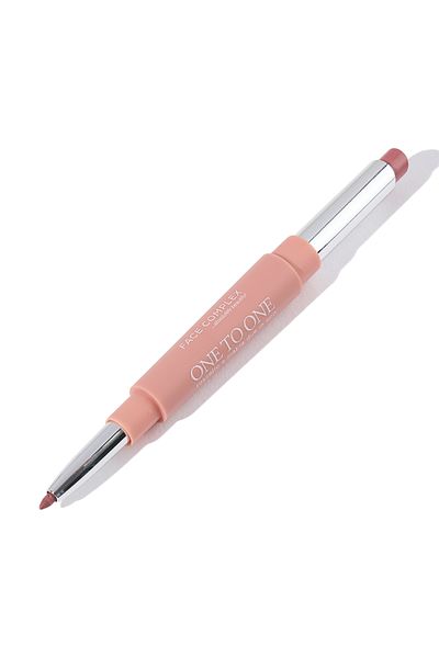 FACE COMPLEX One To One Lipstick Pencil, Ruj Cu 2 Capete 01 - Italia