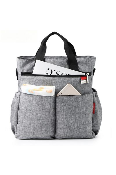 Saharaz Baby Diaper Bag,Zip-top Closure,Large Capacity Convertible WaterProof Shoulder Durable