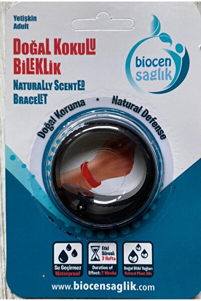 biocence sivrisinek kovucu bitkisek bileklik yetişkin siyah