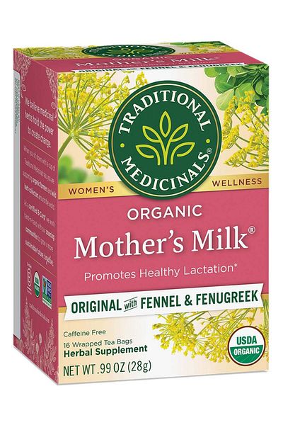 TRADITIONAL MEDICINALS حليب الأم العضوي، يعزز الرضاعة الصحية، الشمر والحلبة، الكافيين