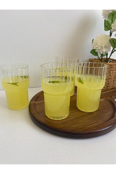 LEONEV 4-Pinerest Model Borosilicate Cup
