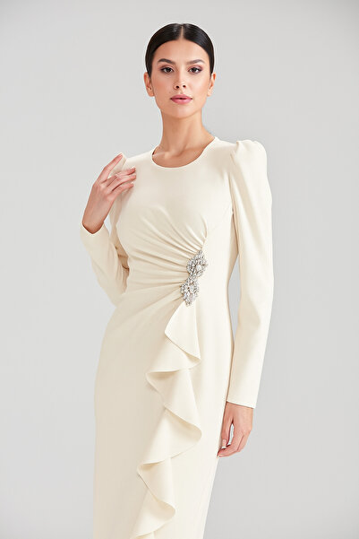 CLIO CLİO KREP KUMAŞ ELBİSE