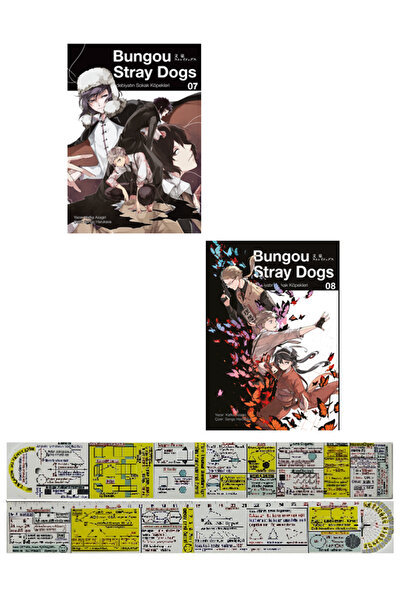 Gerekli Şeyler Yayıncılık Bungou Stray Dogs 7-8. Ciltler Manga Seti + Mat. Öğ...