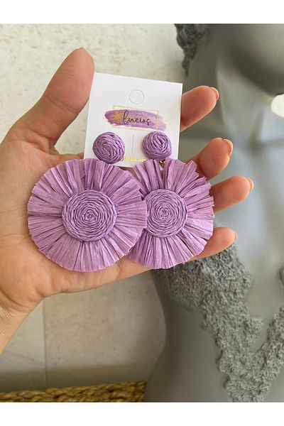 Lucios Wicker Big Size Earrings