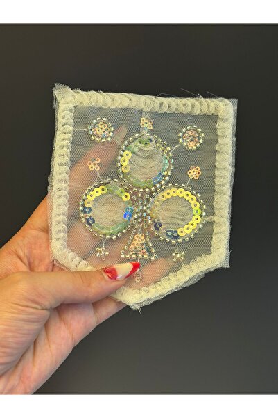 Gönülden Tasarım 14X12 CM Mărgele PUL PULĂ TREE BIBĂ ARMĂ CUSUT APPLICAT