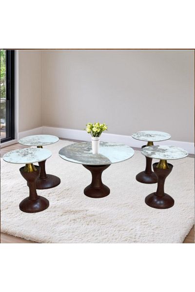 DEC20 Stylish and durable ceramic serving table set