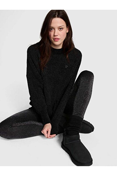 PINK Yuvarlak Yaka Yumuşak Kazak