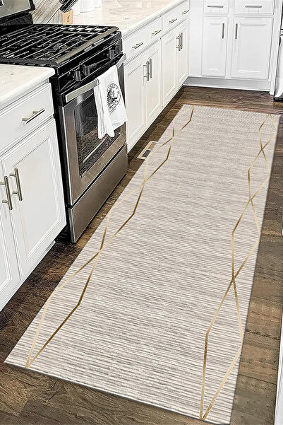 ComfortCo Dijital Baskılı Dört Mevsim Yıkanabilir Kaymaz Taban mutfak Halısı,...