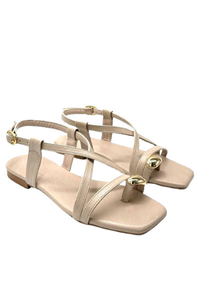 KİNDEP Sandale de zi cu zi pentru femei Kindep (Park Moda) BEIGE