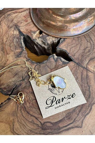parze doğaltaş Natural Stone Necklace