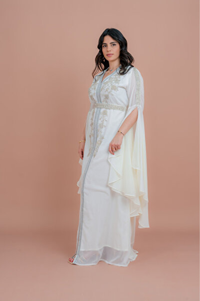 IKKXA Belted Elegant 2-Piece Kaftan