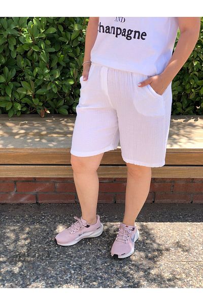 BAKTAGÖR Muslin Shorts (One Hundred Percent Cotton)