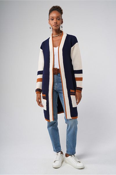 Hopoi Women's Garnished Pocket Cardigan