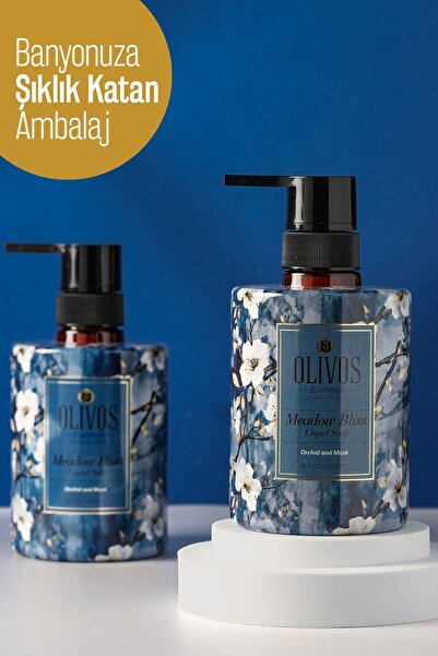 Olivos Sıvı Sabun Orkide Misk Sanat Koleksiyonu: Tablo Gibi Şişe Muhteşem Koku Yoğun Nemlendirici