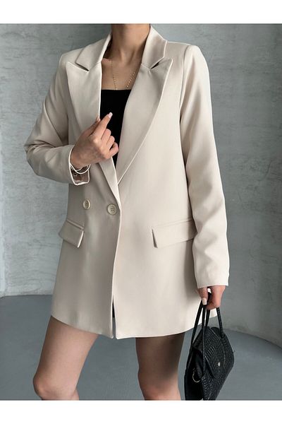Kirazgym Women's Lined Blazer Jacket