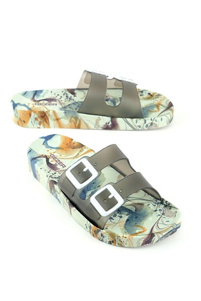 GEZER Women's Summer Comfortable Sole Pool Beach Bathroom Daily Slippers
