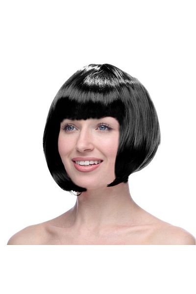 Skygo Black Color Blunt Wig Hair