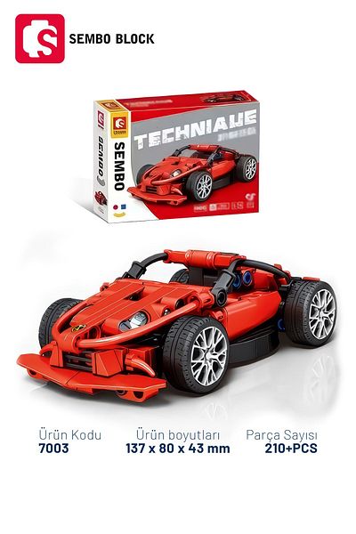 Sembo Block Technic Sports Car Series 7003