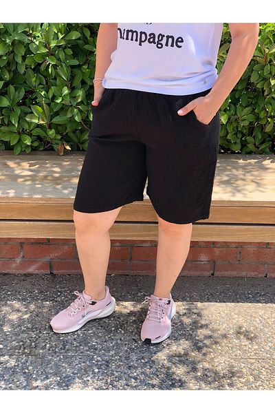 BAKTAGÖR Muslin Shorts (One Hundred Percent Cotton)