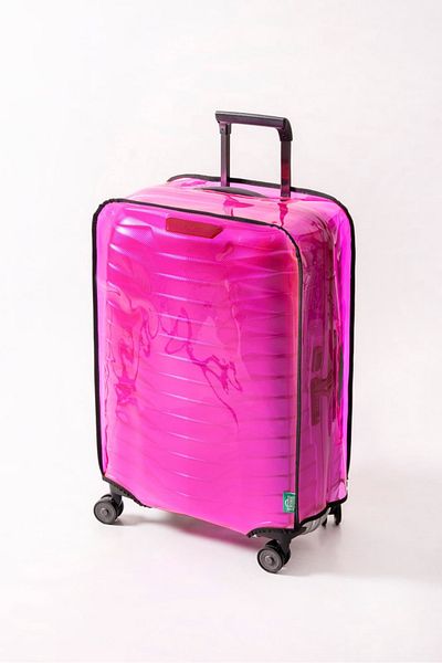 BGV HOME Transparent Suitcase Cover and Suitcase Cover * Neon Color Pvc *