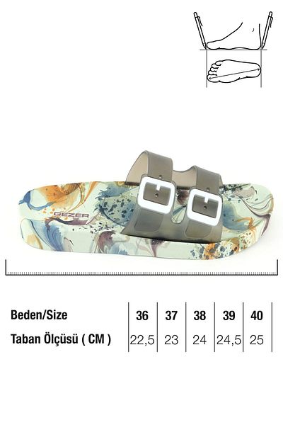 GEZER Women's Summer Comfortable Sole Pool Beach Bathroom Daily Slippers