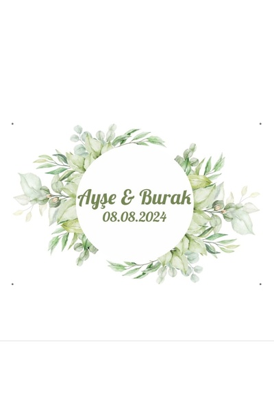 Reysa Tasarım ملصق إكليل الورد ذو الأوراق البنية هينا لحفلات الزفاف والخطوبة ...