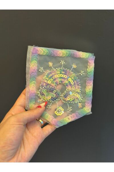 Gönülden Tasarım 14X12CM Mărgele PULURI PENTRU CUCUTĂ CULOARE RĂZĂ DE SOARE A...