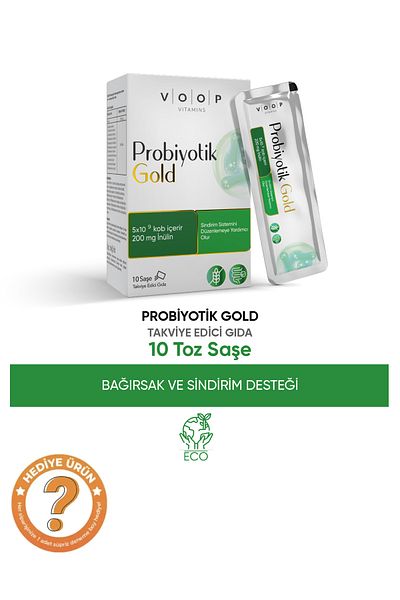 VOOP 10 Sachets of Food Supplement Containing Probiotic Microorganisms