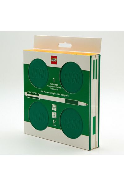 Lego IQ Locking Notebook w/ Gel Pen Green