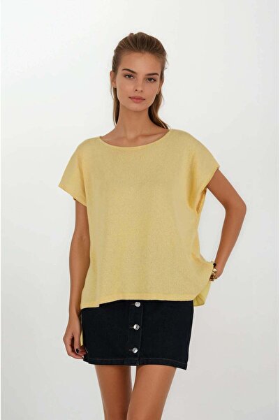 FABB Κίτρινη μπλούζα Mercerized