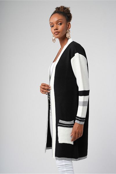 Hopoi Women's Garnished Pocket Cardigan