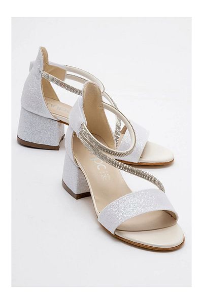 BEYAZ (Mini Women) Multi-Colored Age Piping Heeled Girls' Evening Dress Shoes