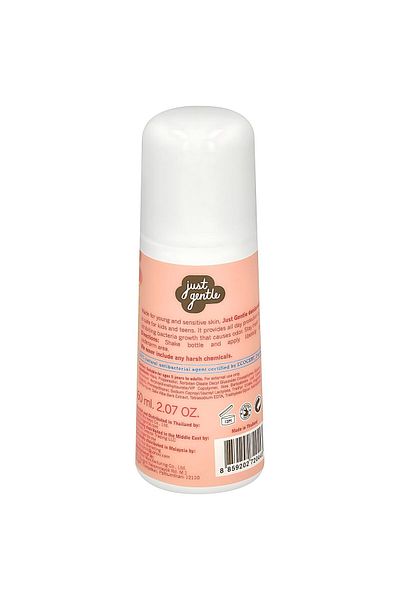 just gentle Organic Kids Deodorant - Bloom Safe, Non-Aluminium. Provides all day protection