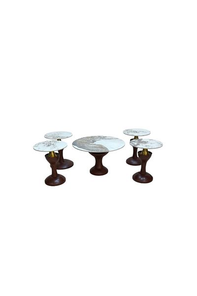 DEC20 Stylish and durable ceramic serving table set