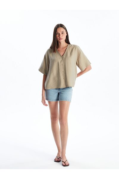 LC Waikiki Standard Fit Women's Jean Shorts