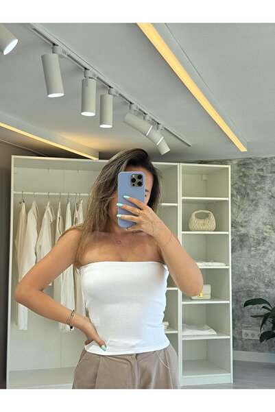 LUUNA STORE ΣΤΡΑΠΛΕΖ ΜΠΛΟΥΖΑ - ΛΕΥΚΗ