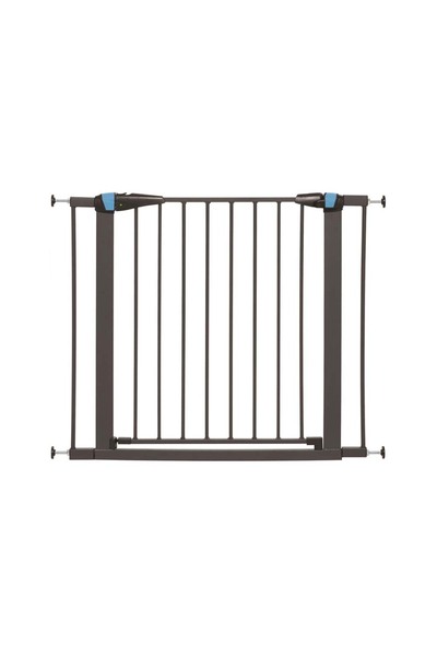 Midwest Steel Glow Stripe Pet Gate, Graphite - 29H x 29.5-38W (Adjustable) Inch