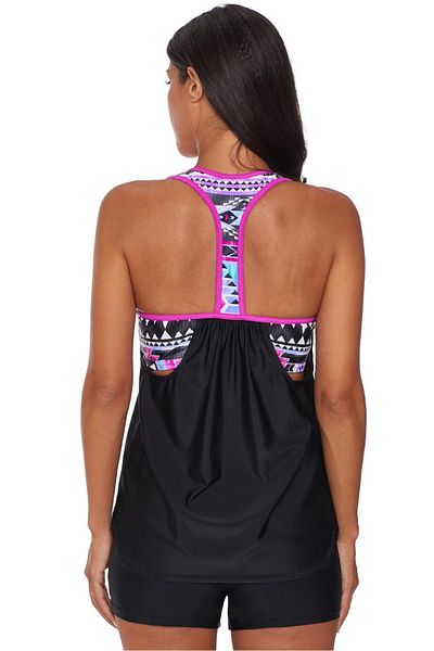 WildFashion Two-piece tankini swimsuit with tank top SW618-151