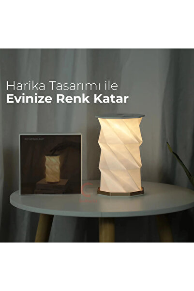 GoMarkt Şık Katlanabilir Led Masa Lambası Kitap Lambası Dekoratif Hediyelik M...