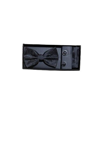 OEM Men's Bow Tie/Handkerchief/Button Set