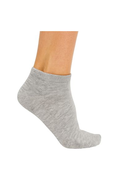 JUST SOCKS 5 Pack Women's Cotton Booties Socks