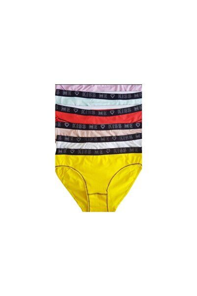 BEYAZTOPTAN 100% BUMBAC PASSION FEMEII 12 PACHET ASORTAT KLEOPATRA BIKINI CHILOȚI (0602)