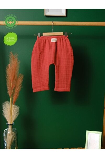DeviCoo 100% Cotton Organic Baby Pants – Soft Fabric, Flexible Waist, Unisex Design