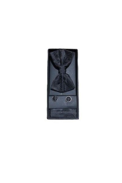 OEM Men's Bow Tie/Handkerchief/Button Set